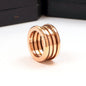 Classic Titanium Steel Spring Ring Jewelry