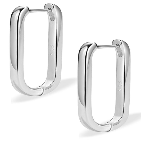 The Aurelia Silver Huggie Hoops