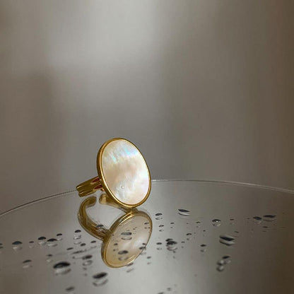 The Celestine Shell Ring
