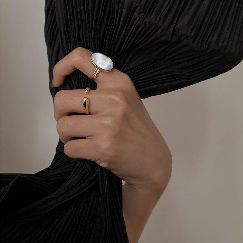 The Celestine Shell Ring