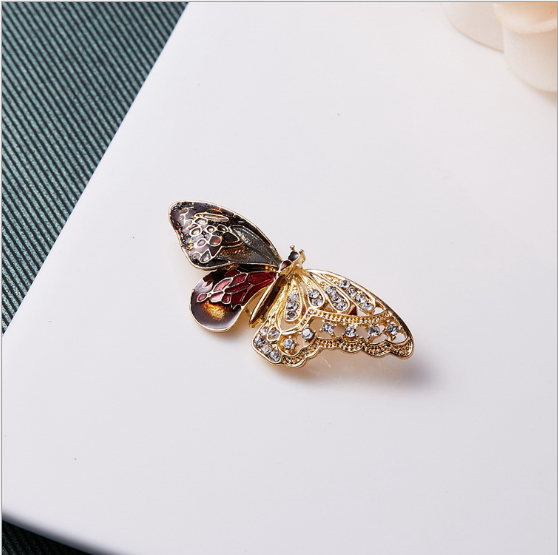 The Golden Monarch Brooch