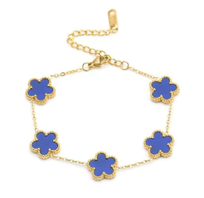 Rosalie Zircon Floral Bracelet