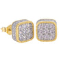 The Brielle Iced Diamond Studs