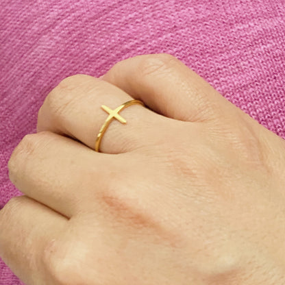 The Faithline Cross Ring