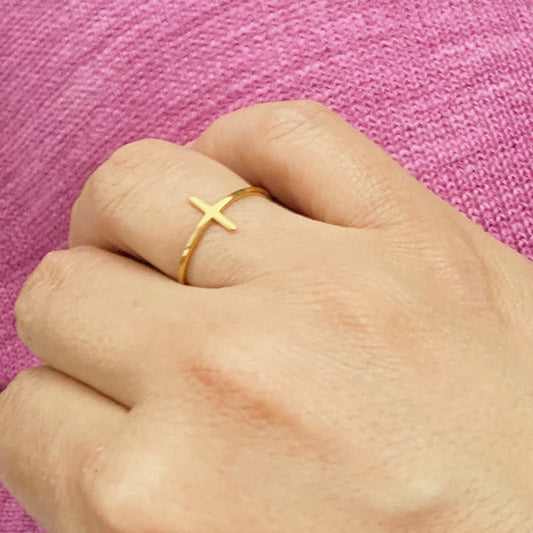 The Faithline Cross Ring